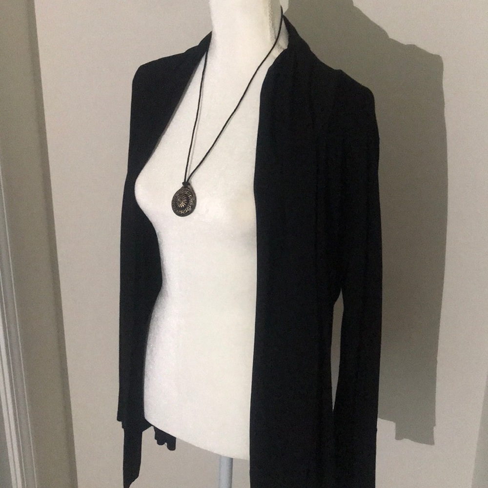 Thin black coat